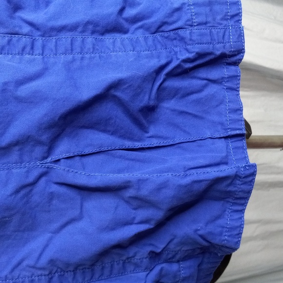 Chico's 3 XL Blue Jacket Button Front Pockets - Picture 7 of 11